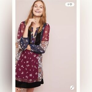 Anthropologie Quartier Latin Dress